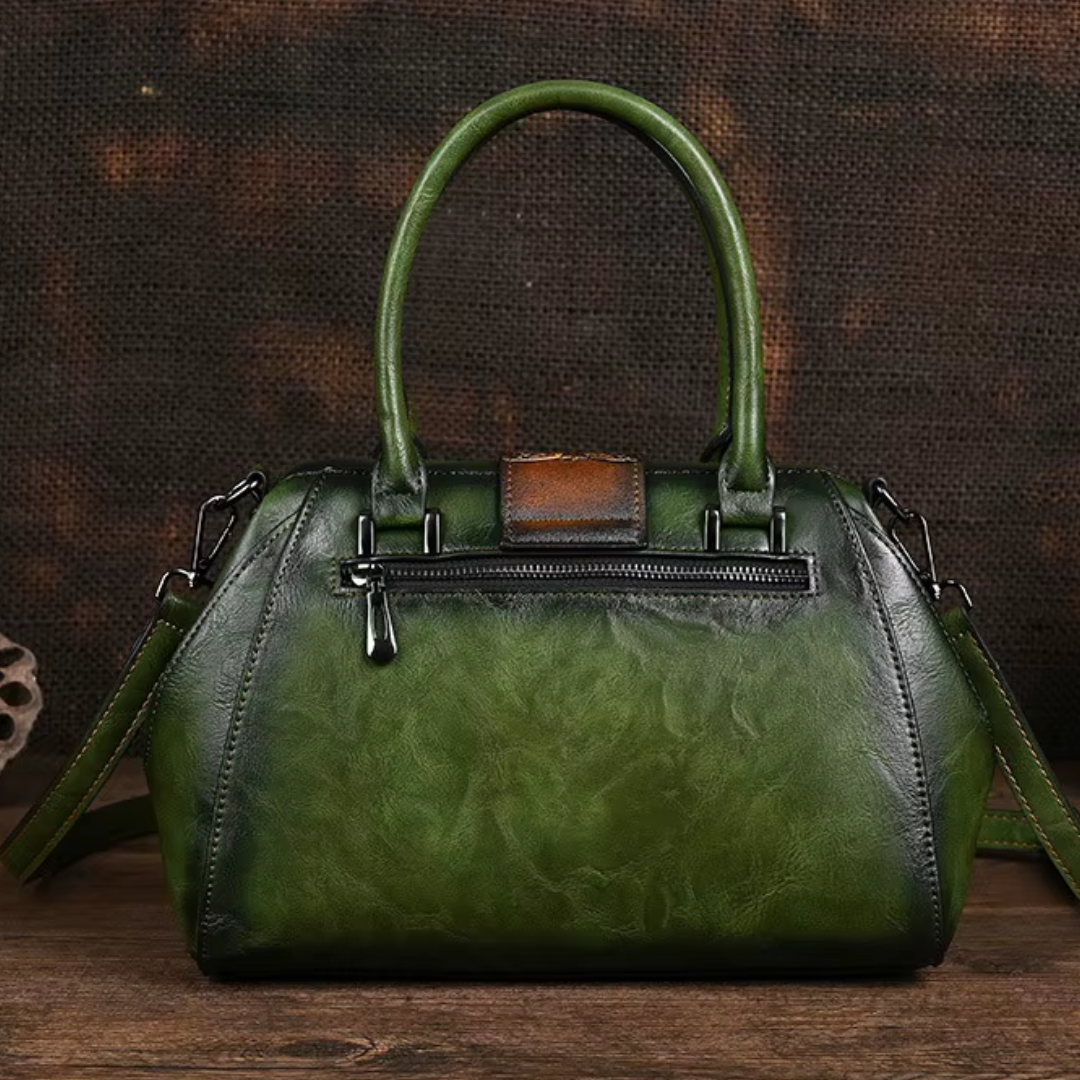 Liora™ - HAND BAG IN PREMIUM WITH FLORAL ENGRAVING