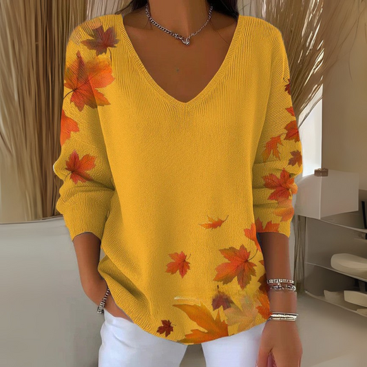 Solstice™ - ELEGANT SWEATER WITH V-Neck DESIGN
