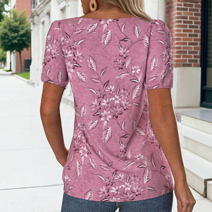 Chloé™ - VINTAGE T-SHIRT WITH FLORAL PRINT