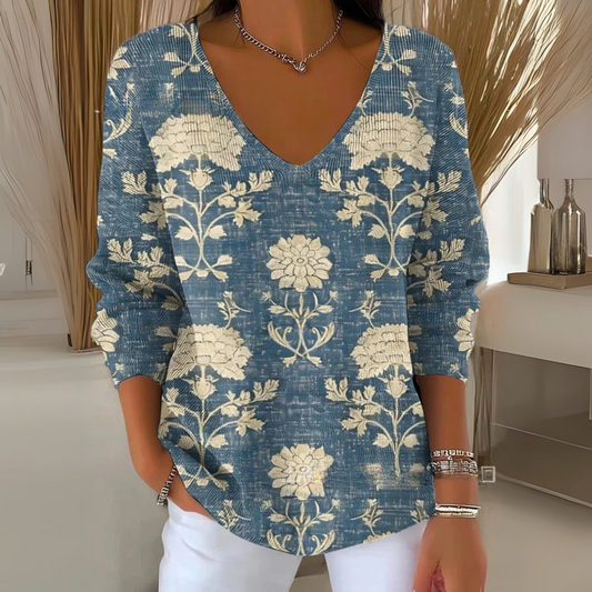 Sable™ - LIGHTWEIGHT SWEATER WITH V-NECK DESIGN