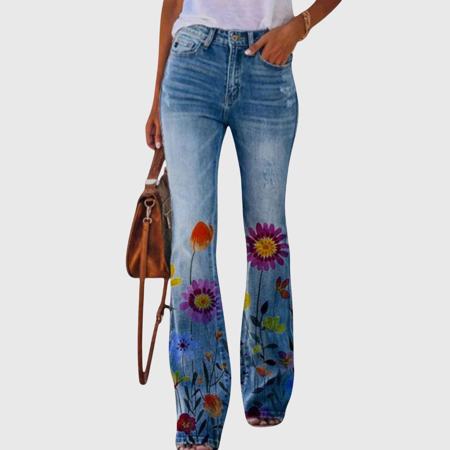 Jessy | Pants with Flowers