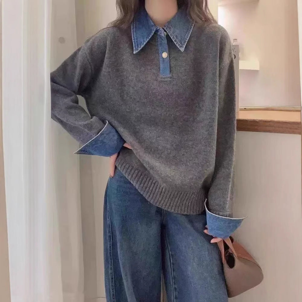 Seneca™ - VERSATILE LOOSE-FIT TOP WITH STAND COLLAR