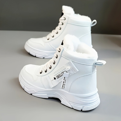 Stephanie | warm lace-up winter boots