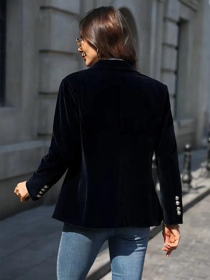 Caterina - Elegant velvet blazer