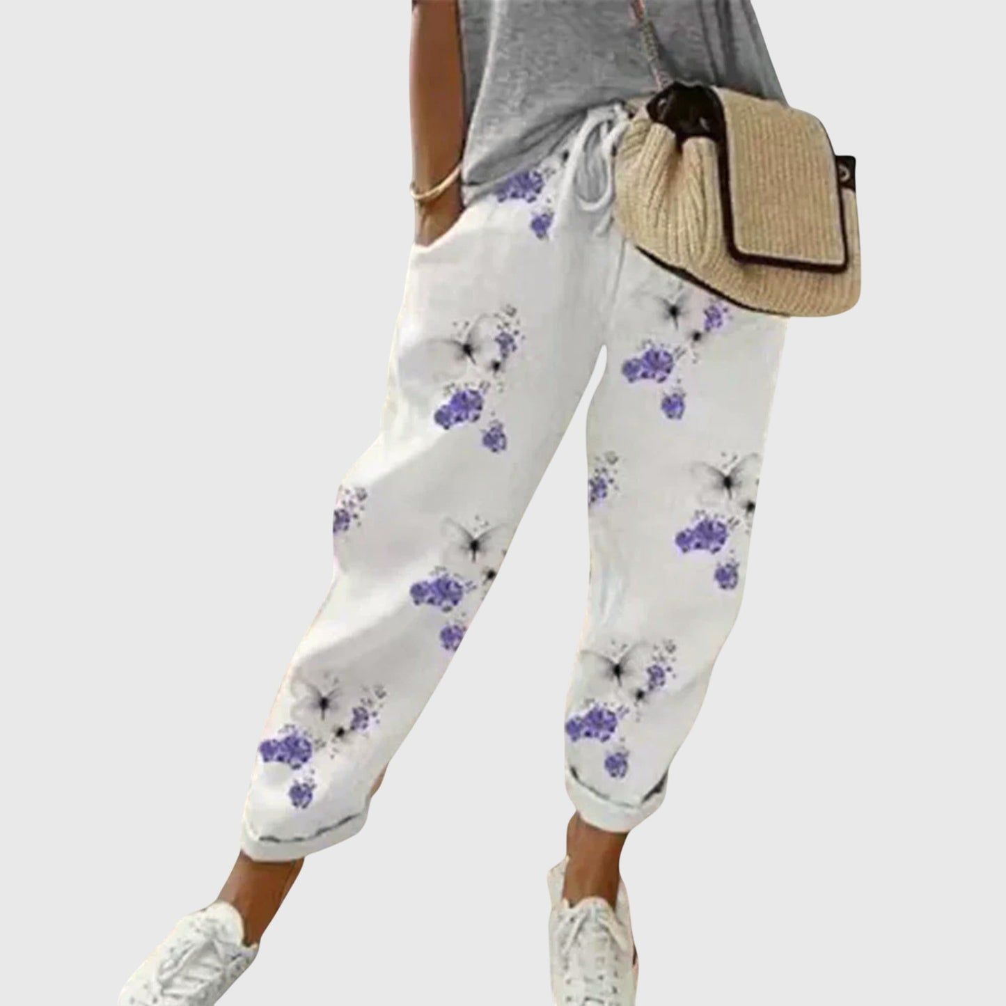 Nicole | Comfortable Cotton Trousers