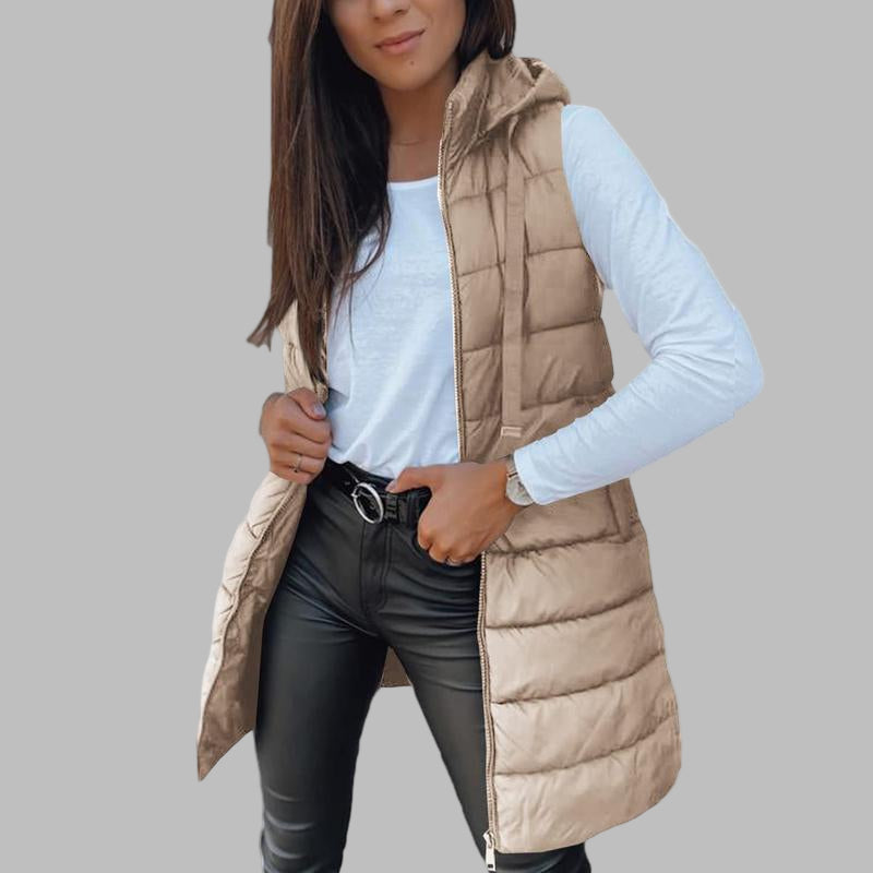 Edina - Casual Sleeveless Puffer Vest