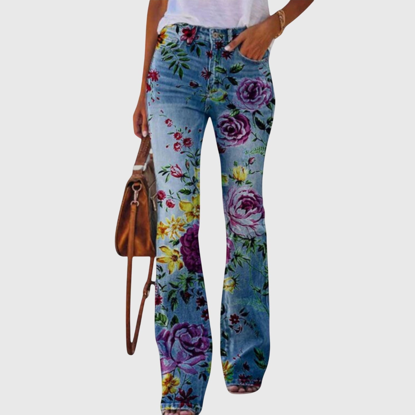 Jessy | Pants with Flowers