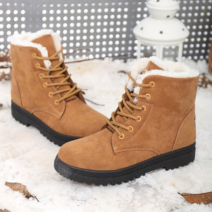 Sirah | Fur-Lined Lace-Up Boots