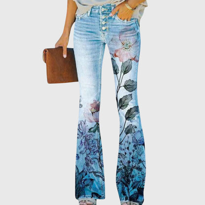 Jessy | Pants with Flowers