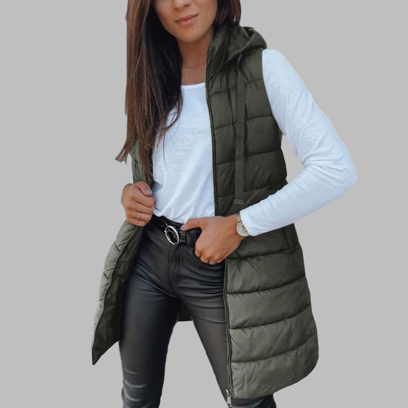Edina - Casual Sleeveless Puffer Vest