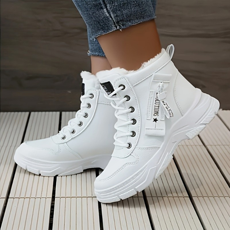 Stephanie | warm lace-up winter boots