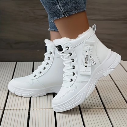 Stephanie | warm lace-up winter boots