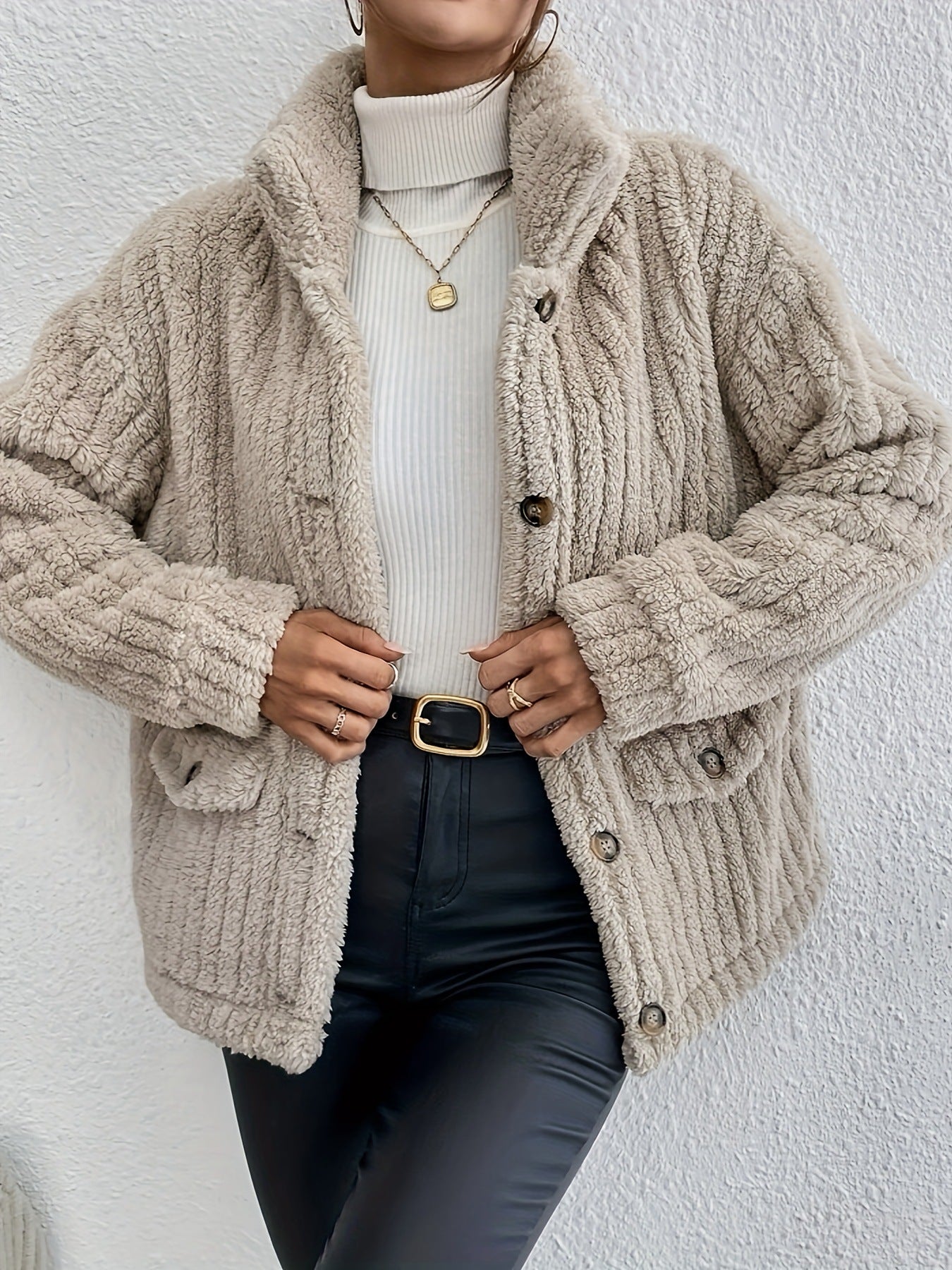 Agni -  Chic Button Cardigan