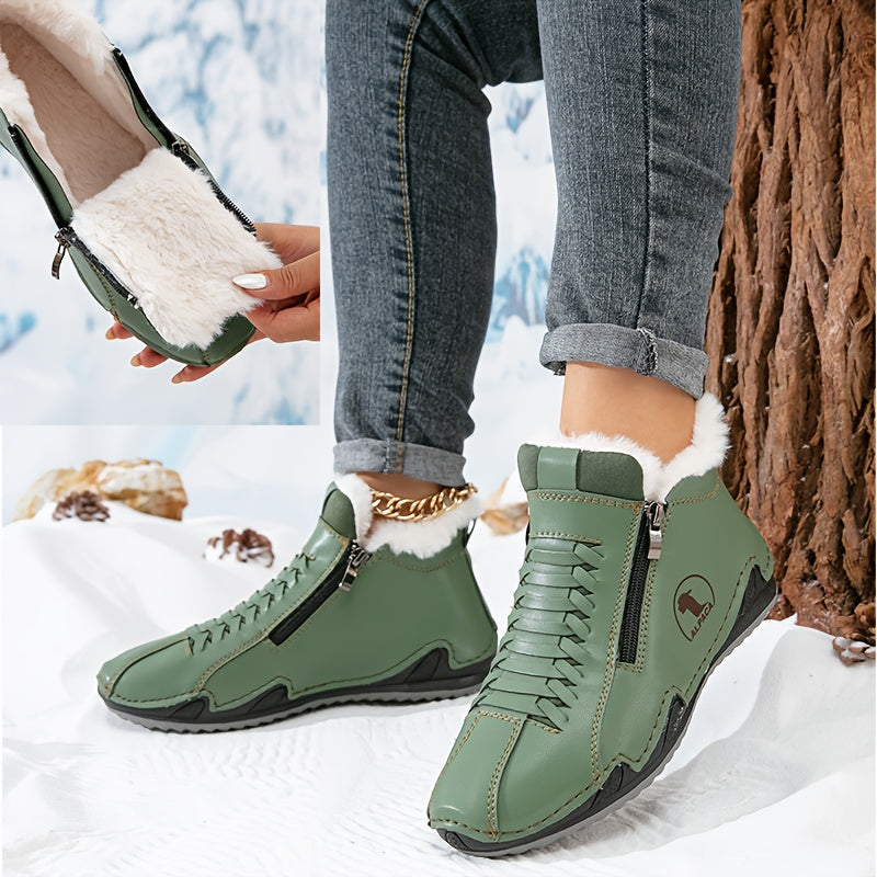 Léa | Comfortable Winter Ankle Boots with Ergonomic Support
