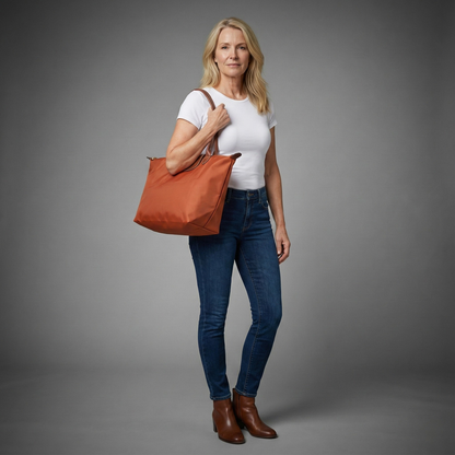 Chario - Large Le Pliage Tote, Fawn