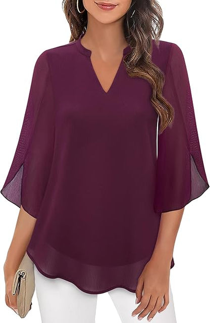 CELESTE™ - CHIC LAYERED BLOUSE