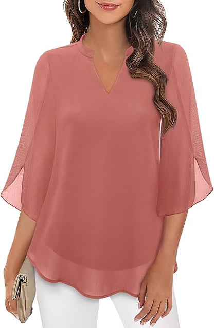 CELESTE™ - CHIC LAYERED BLOUSE