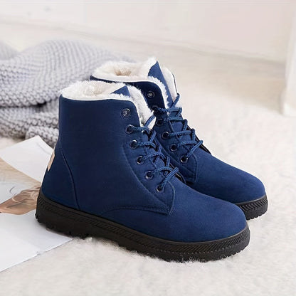 Sirah | Fur-Lined Lace-Up Boots
