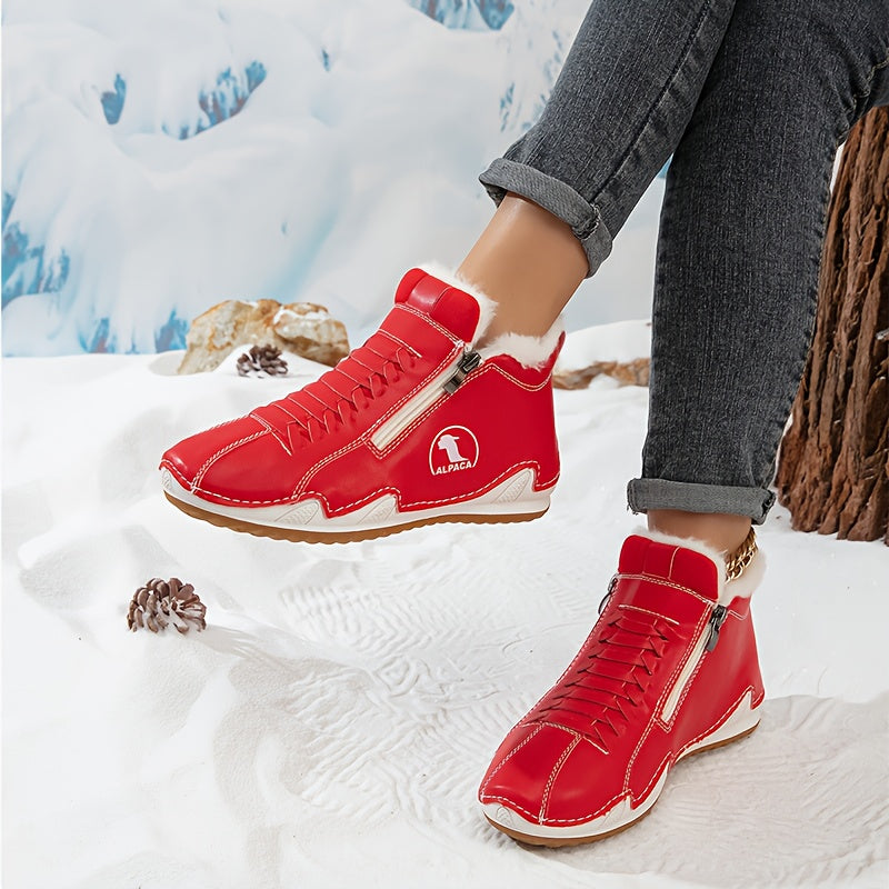 Léa | Comfortable Winter Ankle Boots with Ergonomic Support