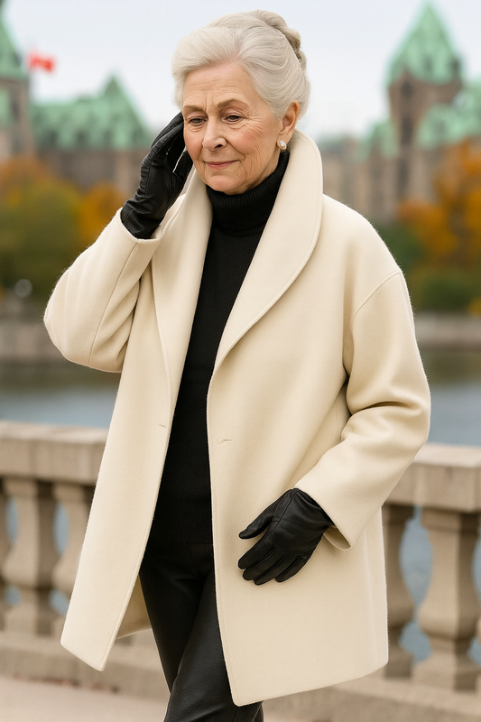 Margot – Graceful Autumn Coat