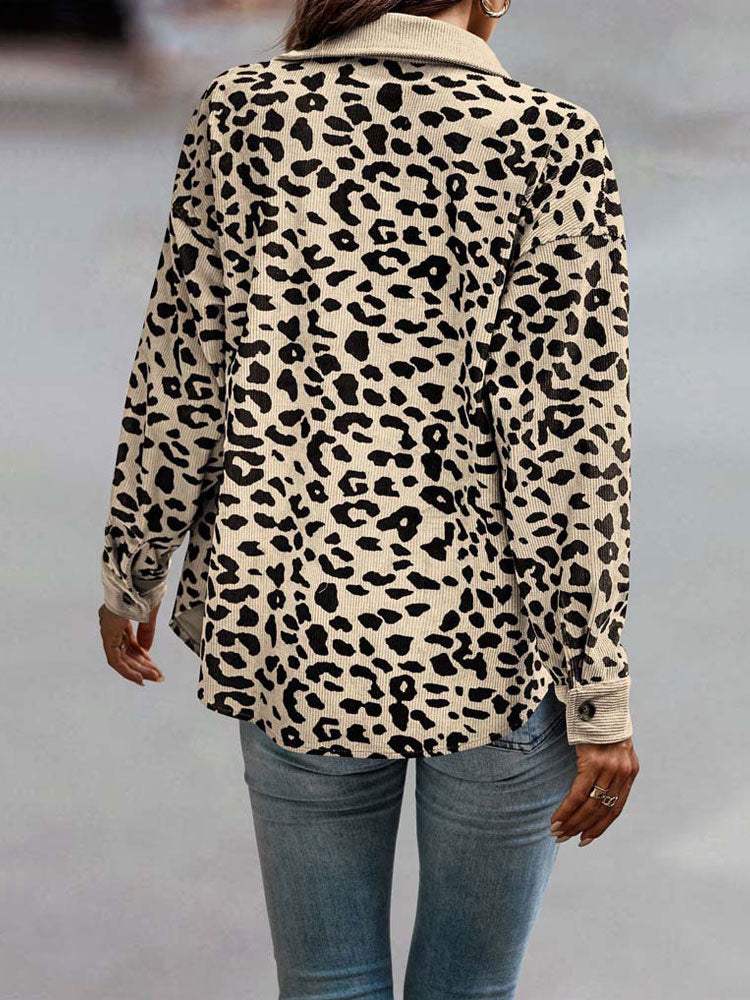 Harriet - Stylish Leopard Print Jacket