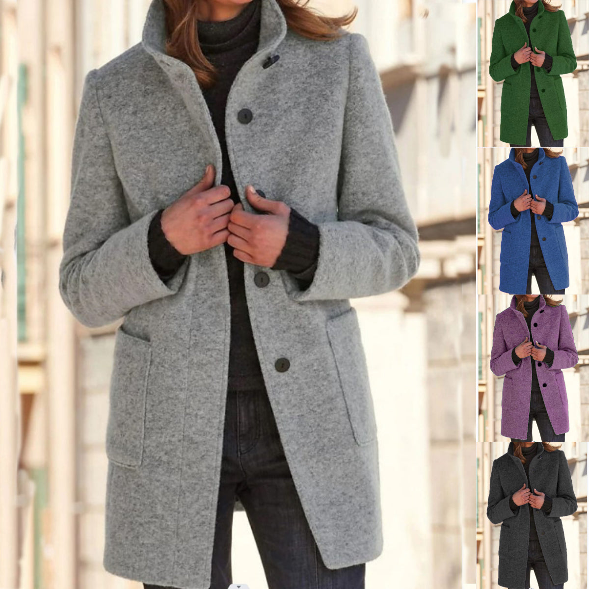 Jasmin - Chic Wool coat
