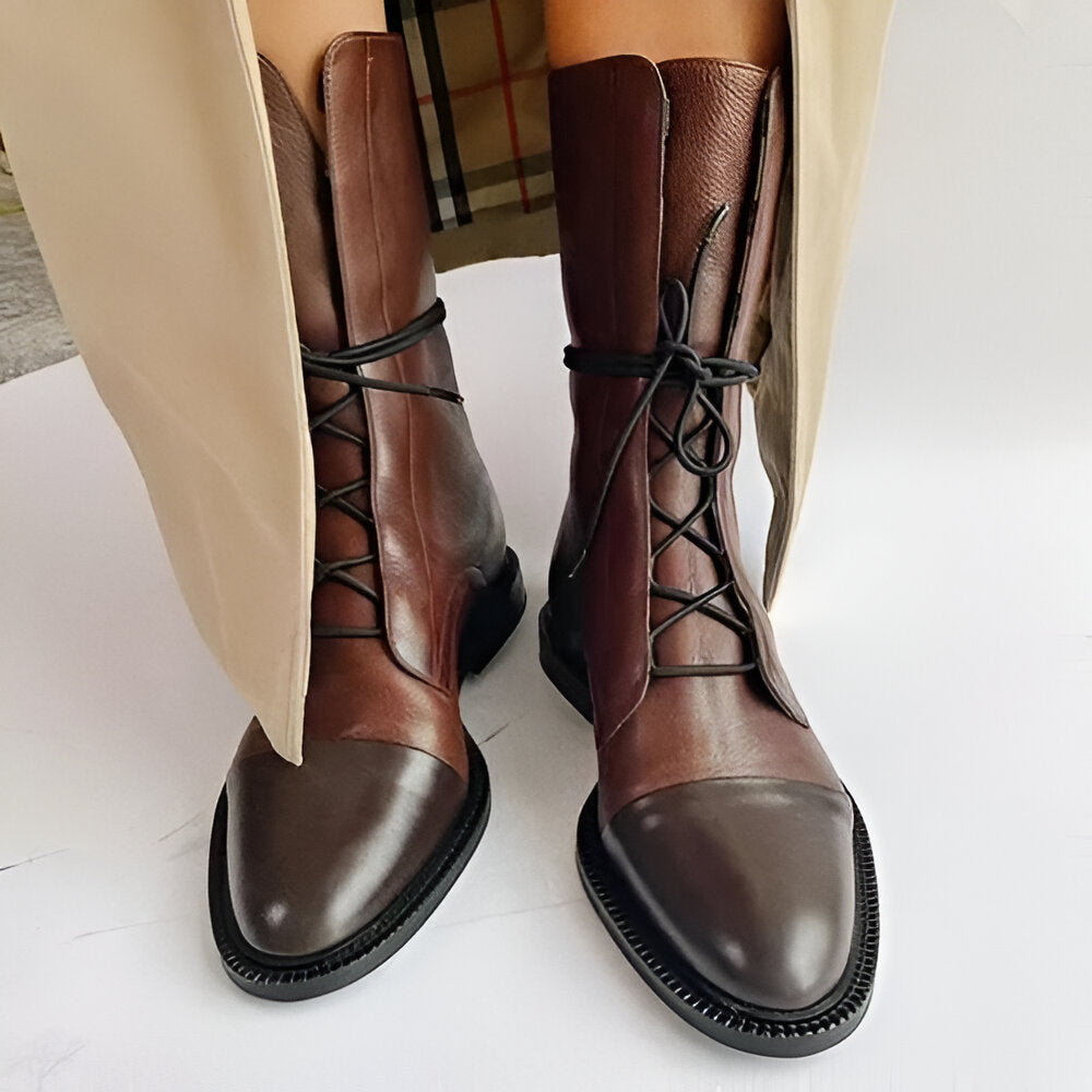 Taylor | Elegant Leather Heeled Boots