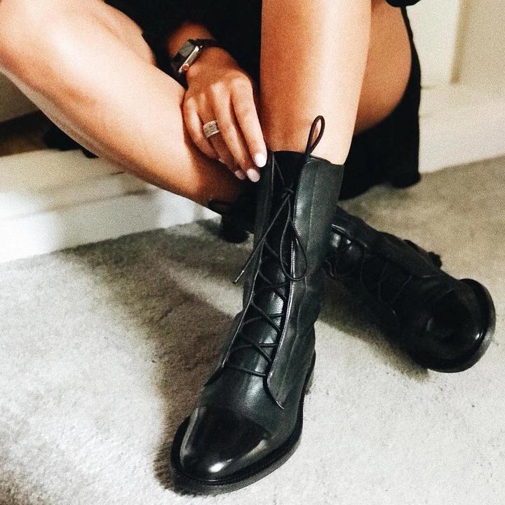 Taylor | Elegant Leather Heeled Boots