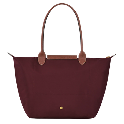 Chario - Large Le Pliage Tote, Burgundy
