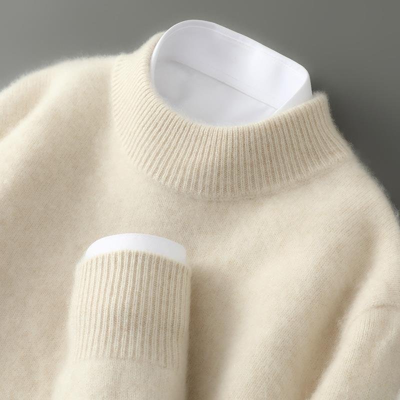 Silvia - Elegant Cashmere Sweater (Cream)