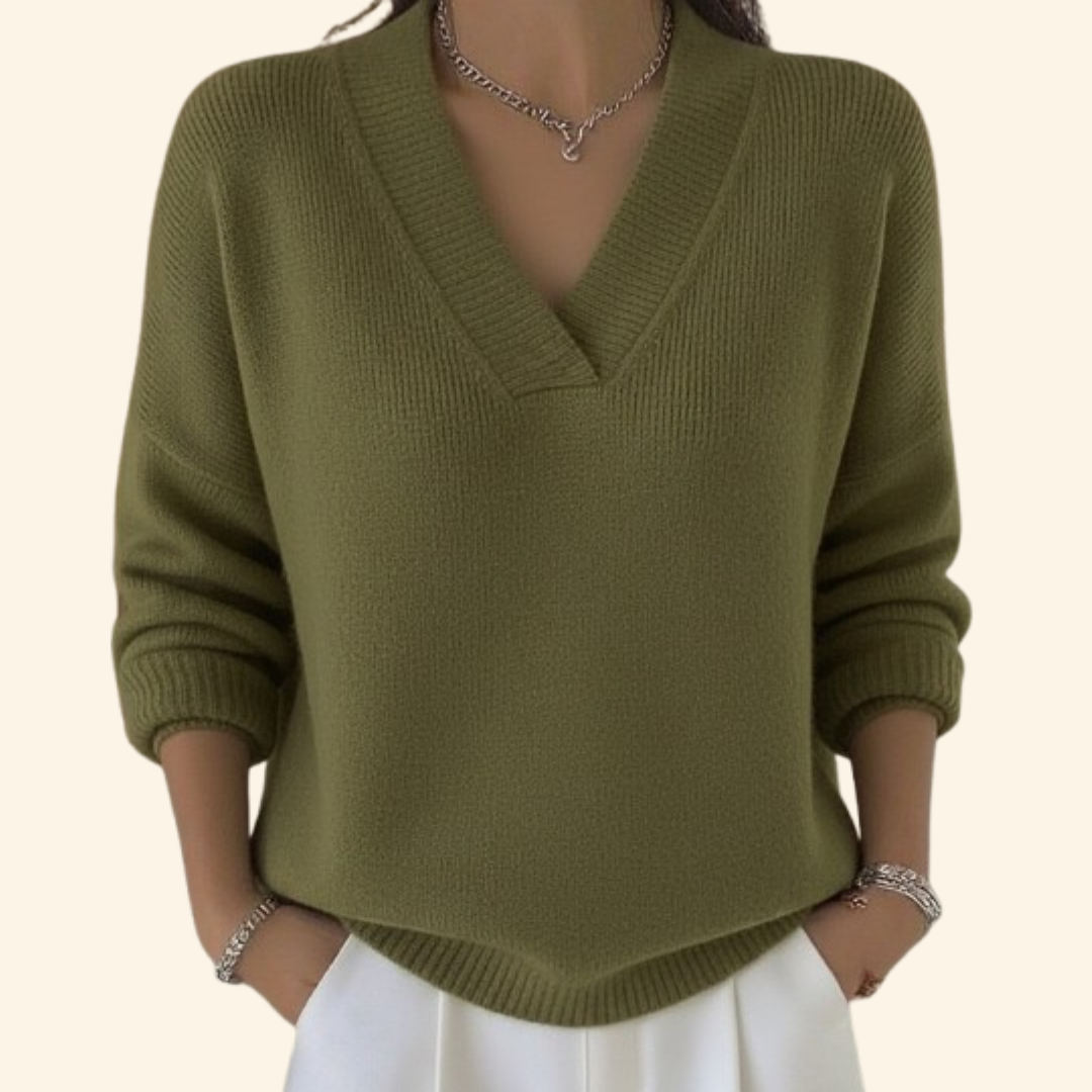 Noor | V-Neck Sweater