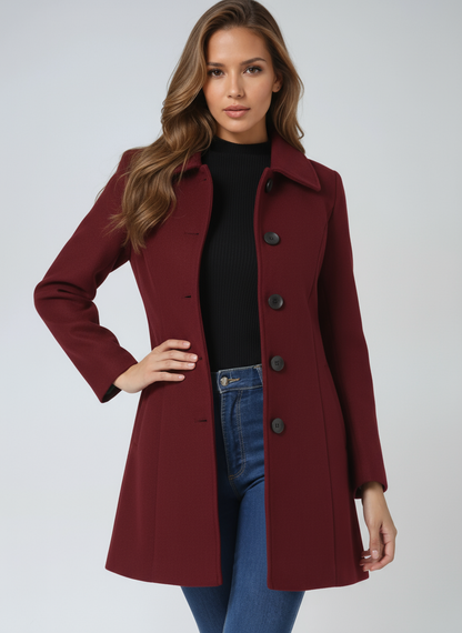 Josephine - Single Breasted Winter Trench Coat