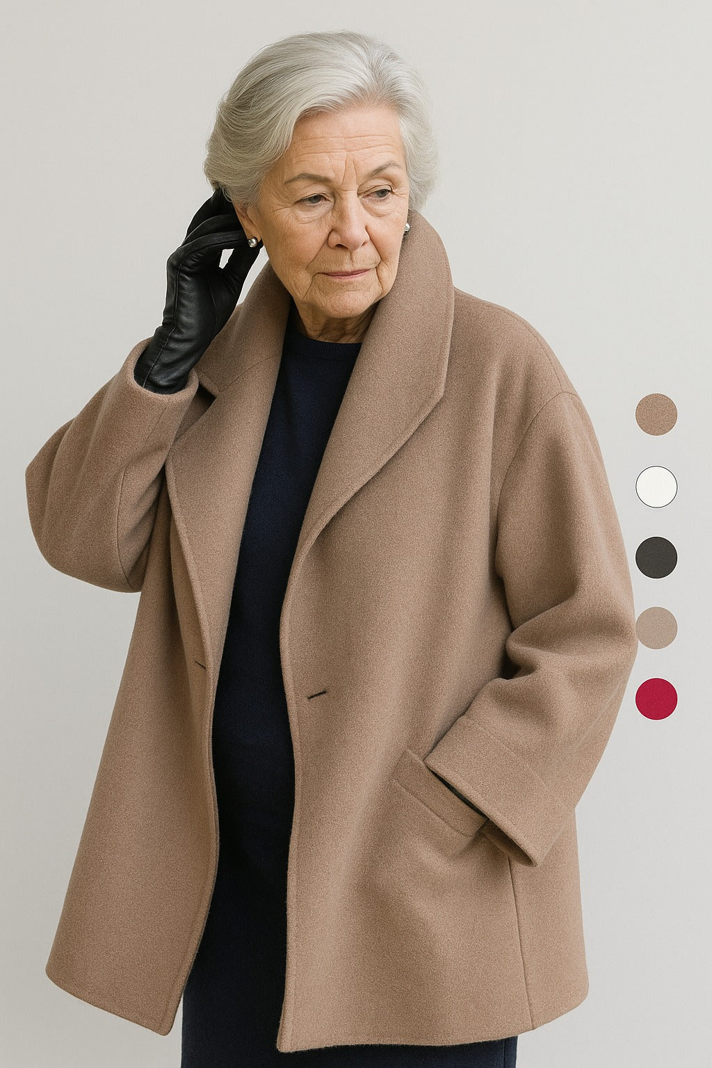 Margot – Graceful Autumn Coat