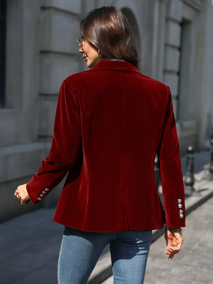 Caterina - Elegant velvet blazer