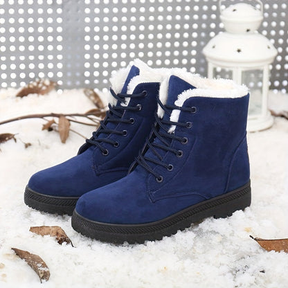 Sirah | Fur-Lined Lace-Up Boots