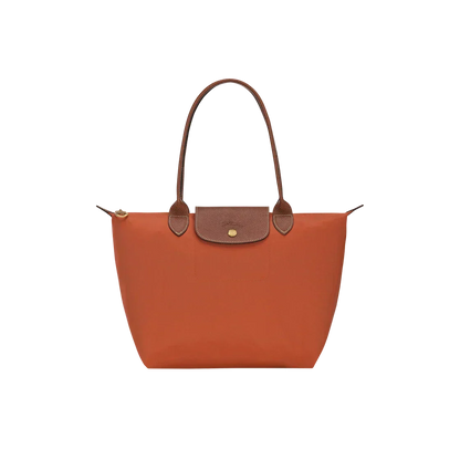 Chario - Large Le Pliage Tote, Brick