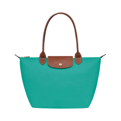 Chario - Large Le Pliage Tote, Turquoise