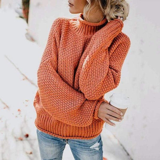Iris™ - LOOSE KNIT PULLOVER SWEATER WITH RELAXED FIT