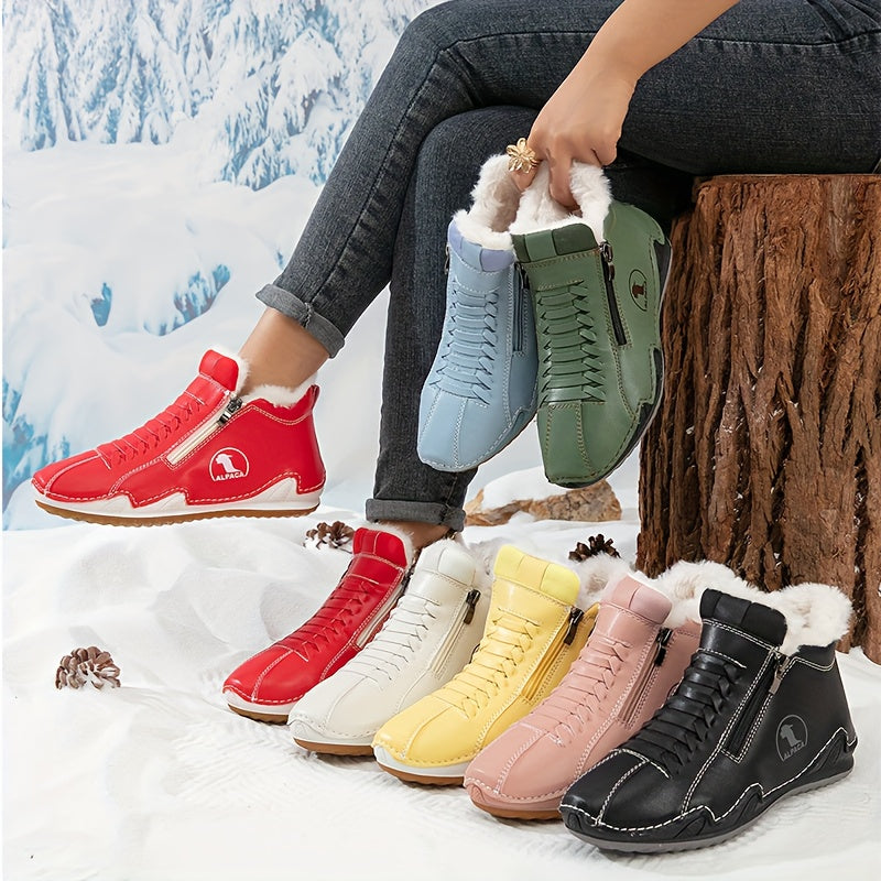 Léa | Comfortable Winter Ankle Boots with Ergonomic Support