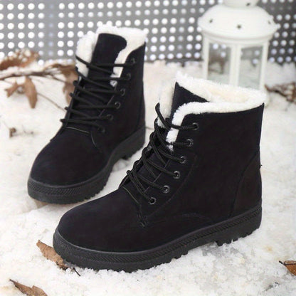 Sirah | Fur-Lined Lace-Up Boots