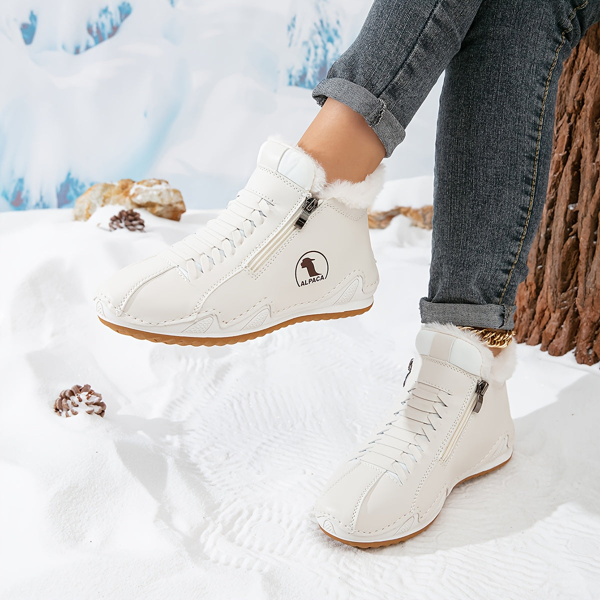 Léa | Comfortable Winter Ankle Boots with Ergonomic Support