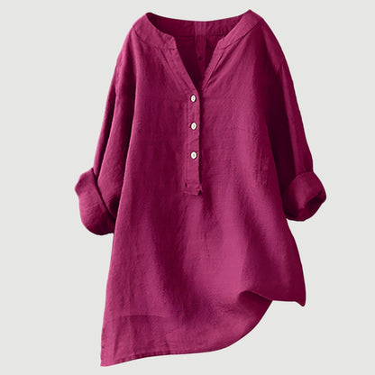Nayeli™ - AIRY AND COMFORTABLE SHIRT WITH BUTTONS