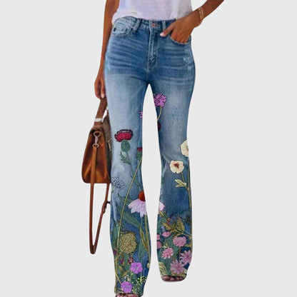 Jessy | Pants with Flowers