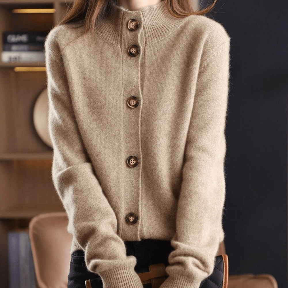 Anny - Cashmere Knitted Cardigan