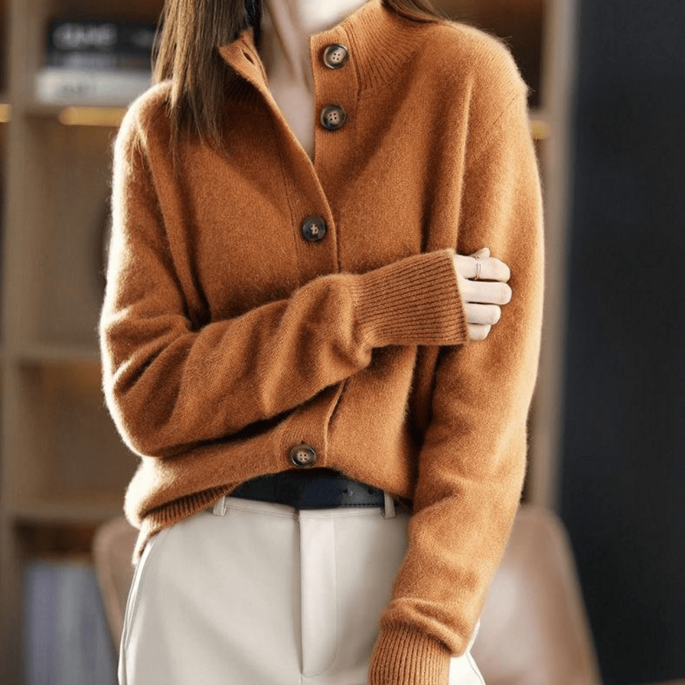 Anny - Cashmere Knitted Cardigan